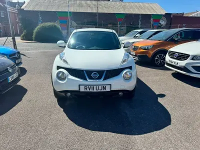 Used Nissan Juke Acenta 110 HP (80 kW) 2011 White SUV