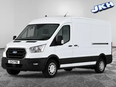 Used Ford Transit Trend 130 HP (95 kW) 2021 White Van