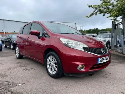 Used Nissan Note Acenta Premium 80 HP (58 kW) 2015 Red Hatchback