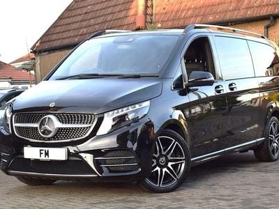 Black Used 2023 Mercedes V300 AMG line MPV | £57,450 (Fair price)