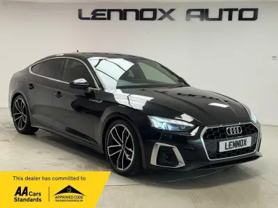 Used Audi A5 Sportback S-Line 163 HP (119 kW) 2022 Black Hatchback