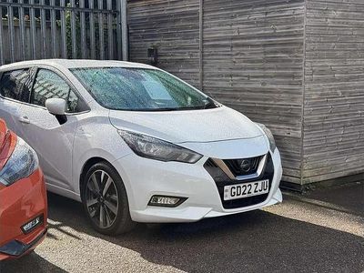 Used Nissan Micra Tekna 91 HP (66 kW) 2022 White Hatchback