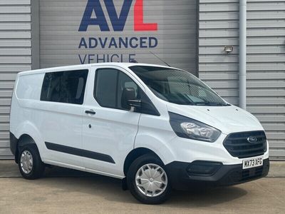 used Ford Transit Custom 2.0 EcoBlue 130ps Low Roof D/Cab Leader Van