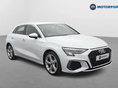 Used Audi A3 e-tron S-Line 2024 White Hatchback