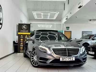 Used Mercedes S350 AMG line 254 HP (186 kW) 2017 Grey Sedan