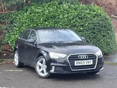 Used Audi A3 Sport 150 HP (110 kW) 2019 Black Sedan