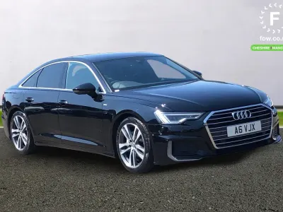 Used Audi A6 S-Line 204 HP (150 kW) 2019 Black Sedan