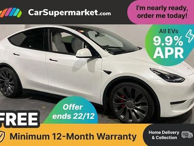 White Used 2023 Tesla Model Y Performance SUV | £30,697 (Fair price)