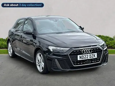 Used Audi A1 Sportback S-Line 110 HP (80 kW) 2022 Black Hatchback