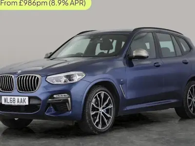 Used BMW X3 M Sport 360 HP (264 kW) 2018 Blue SUV