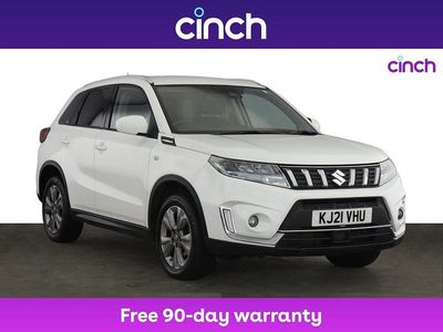 White Used 2021 Suzuki Vitara SZ-T Hatchback | £11,399 (Fair price)