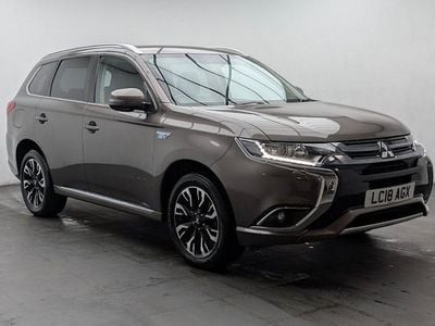 Brown Used 2018 Mitsubishi Outlander P-HEV Estate | £10,650 (Good price)