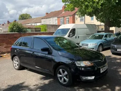 Used Skoda Rapid SE 103 HP (75 kW) 2014 Black Hatchback