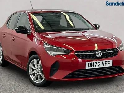 Used Vauxhall Corsa Design Edition 75 HP (55 kW) 2022 Red Hatchback
