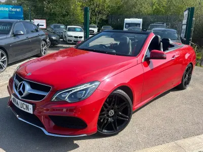 Usado Mercedes E400 AMG 2014 Vermelho Cabrios
