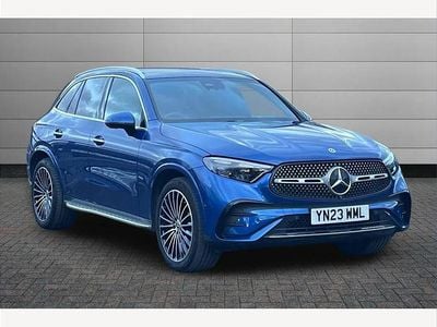 Blue Used 2023 Mercedes GLC300e AMG Line Premium Plus SUV | £44,395 (Expensive)