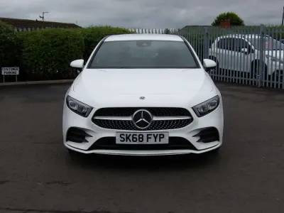 Used Mercedes A180 AMG line 2018 White Hatchback