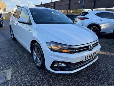 Used VW Polo R-line 115 HP (84 kW) 2018 White Hatchback