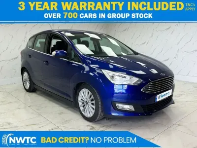 Używany Ford C-MAX Titanium 125 KM (91 kW) 2016 Niebieski Minivan