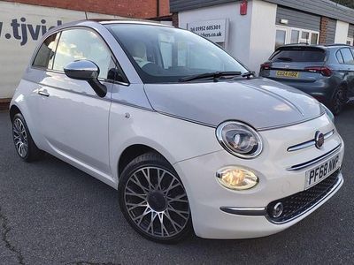 Used Fiat 500 Collezione 69 HP (50 kW) 2018 White Hatchback