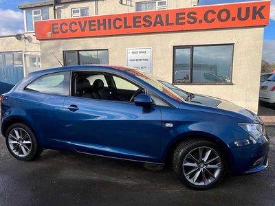 Begagnad Seat Ibiza I-Tech 2015 Blå Halvkombi