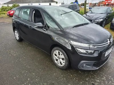 Used Citroën Grand C4 Picasso Touch 120 HP (88 kW) 2017 Black MPV