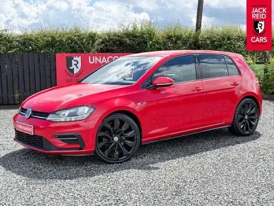 Used VW Golf VII R-line 150 HP (110 kW) 2017 Red Hatchback