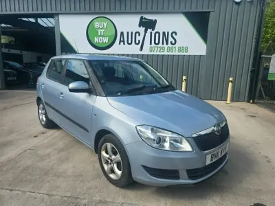 Used Skoda Fabia SE 86 HP (63 kW) 2011 Blue Hatchback