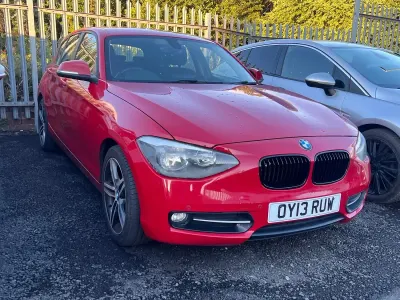 Used BMW 116 Sport Line 2013 Red Hatchback