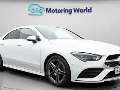 Used Mercedes CLA180 AMG line 136 HP (100 kW) 2022 White Coupe