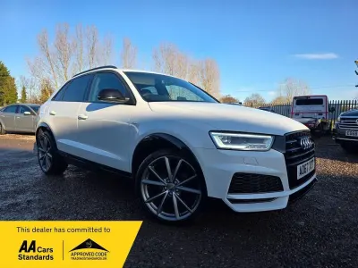 Used Audi Q3 Black Edition 184 HP (135 kW) 2017 White SUV
