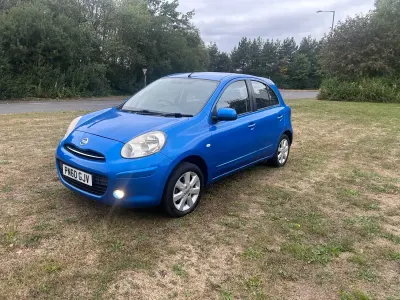 Used Nissan Micra Acenta 98 HP (72 kW) 2011 Blue Hatchback