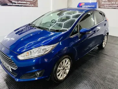 Used Ford Fiesta Titanium 2015 Blue Hatchback