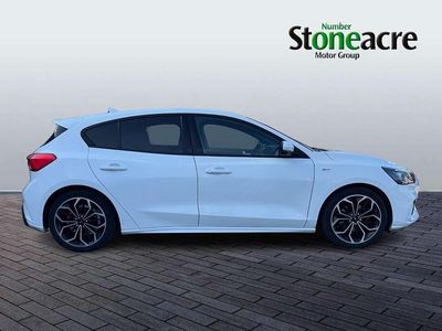 Used Ford Focus ST-Line 125 HP (91 kW) 2019 White Hatchback