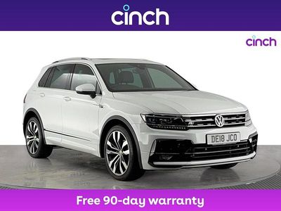White Used 2018 VW Tiguan R-line SUV | £21,499 (Fair price)