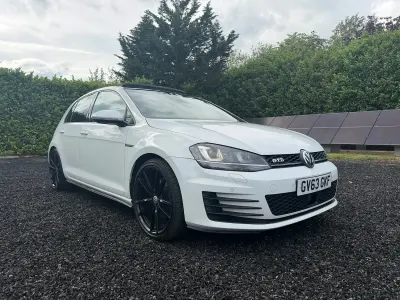 Used VW Golf VII GTD 2014 White Hatchback