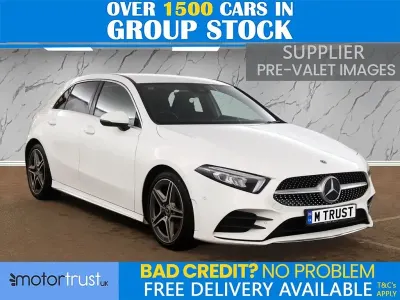 Used Mercedes A180 Executive 136 HP (100 kW) 2019 White Hatchback