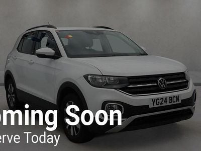 White Used 2024 VW T-Cross S SUV | £17,899 (Fair price)