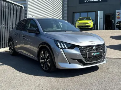 Used Peugeot 208 GT-line 101 HP (74 kW) 2020 Grey Hatchback