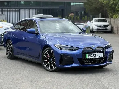 Used BMW i4 M Sport 250 kW (340 HP) 2023 Blue Sedan