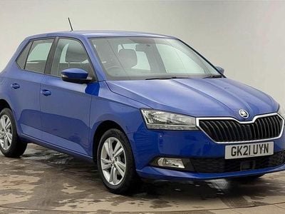 Blue Used 2021 Skoda Fabia SE Hatchback | £8,800 (Good price)