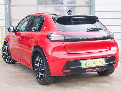 Red Used 2024 Peugeot e-208 GTi Hatchback | £17,759 (Fair price)