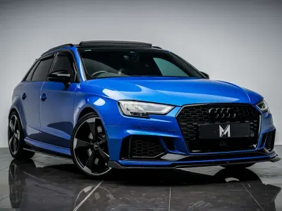 Used Audi RS3 400 HP (294 kW) 2018 Blue Sedan