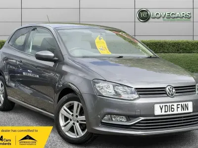 Used VW Polo Match 75 HP (55 kW) 2016 Grey Hatchback