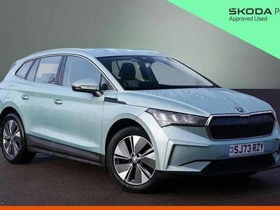 Used Skoda Enyaq iV ecoSuite 150 kW (204 HP) 2023 Arctic silver metallic SUV