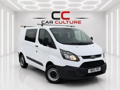 Used Ford Transit Custom 100 HP (73 kW) 2016 White Van
