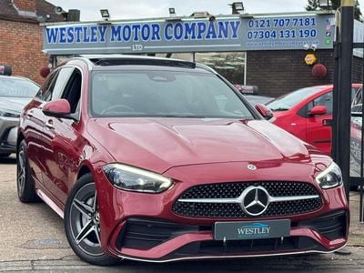 Used Mercedes C300e AMG Line Premium Plus 2023 Red Estate