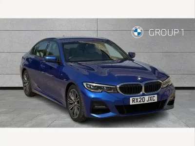 Used BMW 320 M Sport 181 HP (133 kW) 2020 Blue Sedan