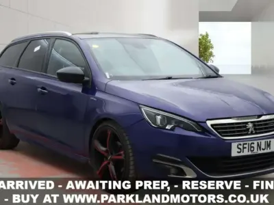 Begagnad Peugeot 308 GT-line 2016 Blå Kombi