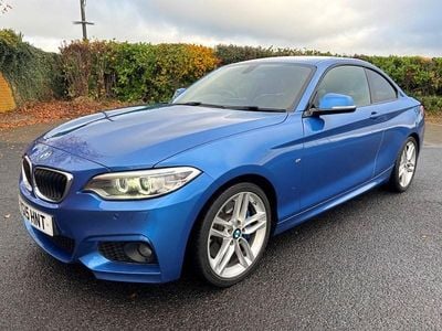 Used BMW 225 M Sport 215 HP (158 kW) 2015 Estoril blue Coupe